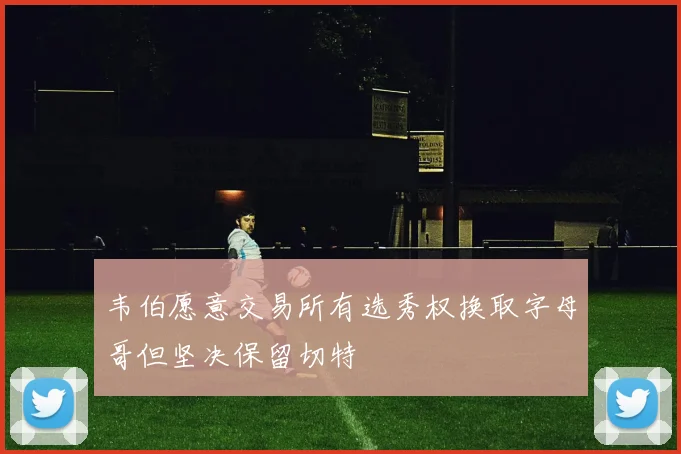 韦伯愿意交易所有选秀权换取字母哥但坚决保留切特